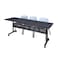 Kobe Rectangle FlipTop Table, 84" W, 29" H, Laminate Top, Gray MKFTM8424GY47GY - alternate 1